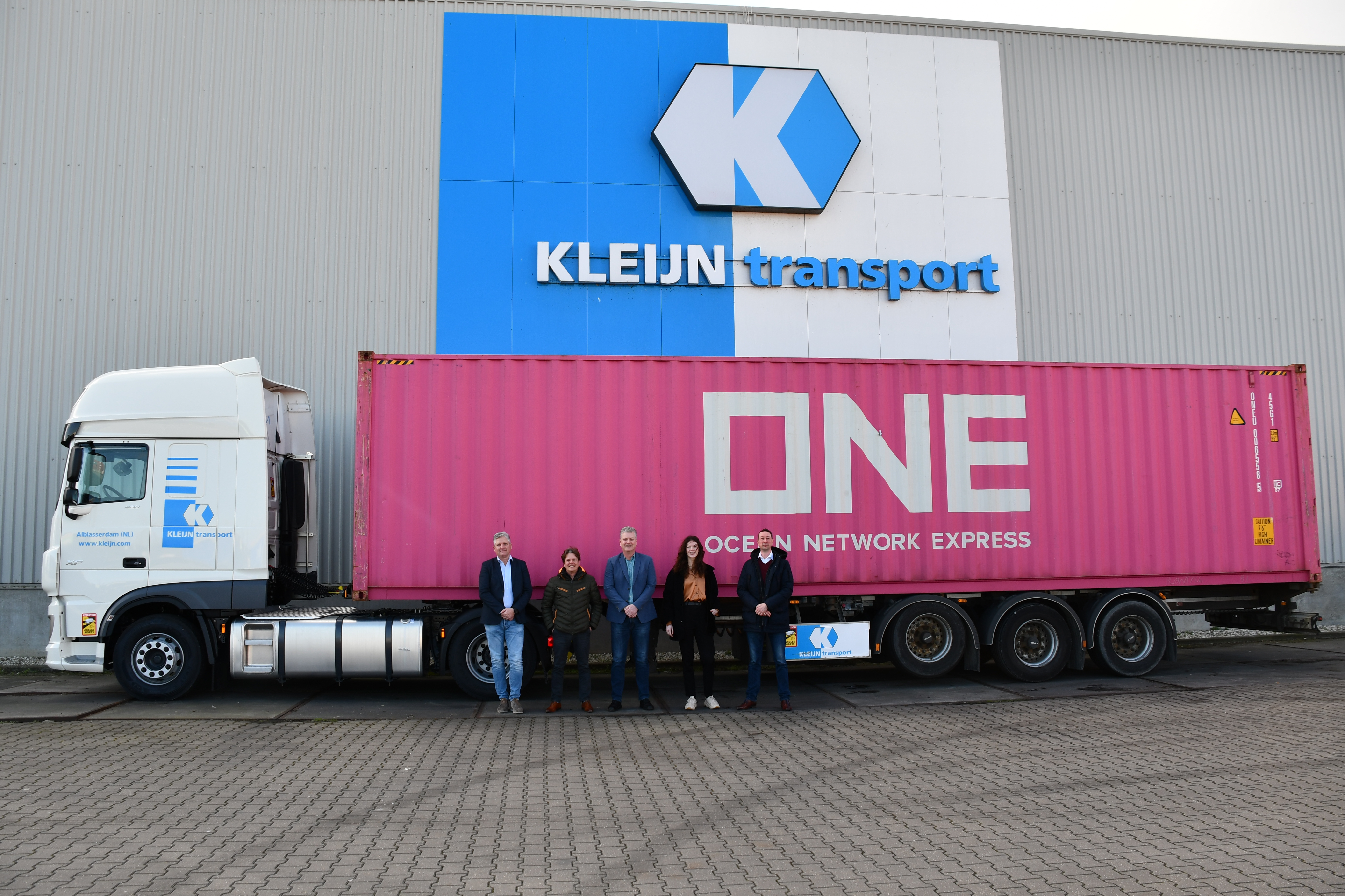 Eco-conscious partners Kleijn Transport B.V. and Ocean Network Express start climate-friendly synthetic-fuel pilot case