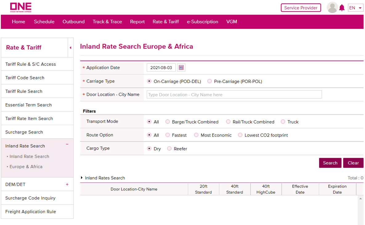Rate search final